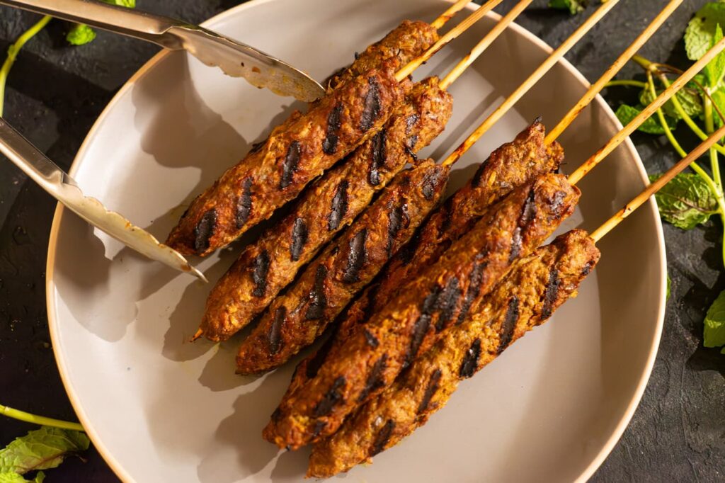 Grilled Ground Beef Kebabs