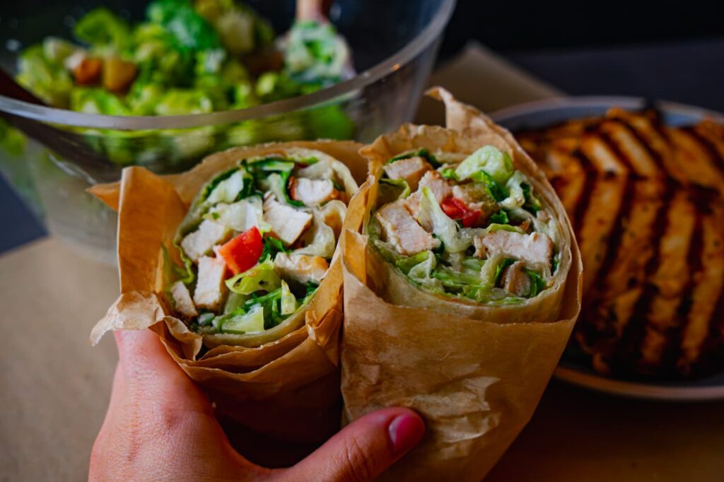 Caesar Salad Wrap