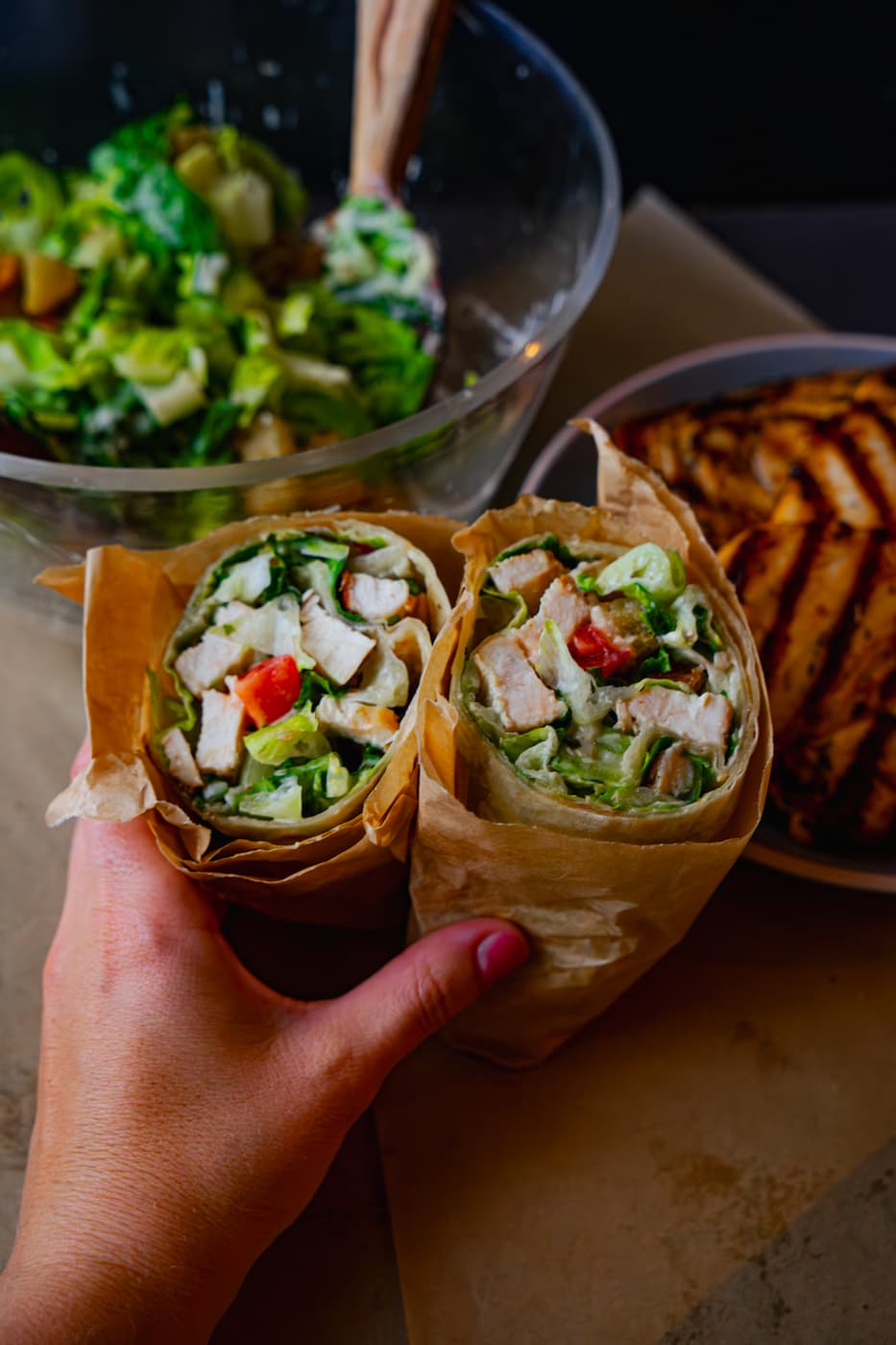 keriliwi-cnlniMp2ww4-unsplash Ceasar Salad Wrap